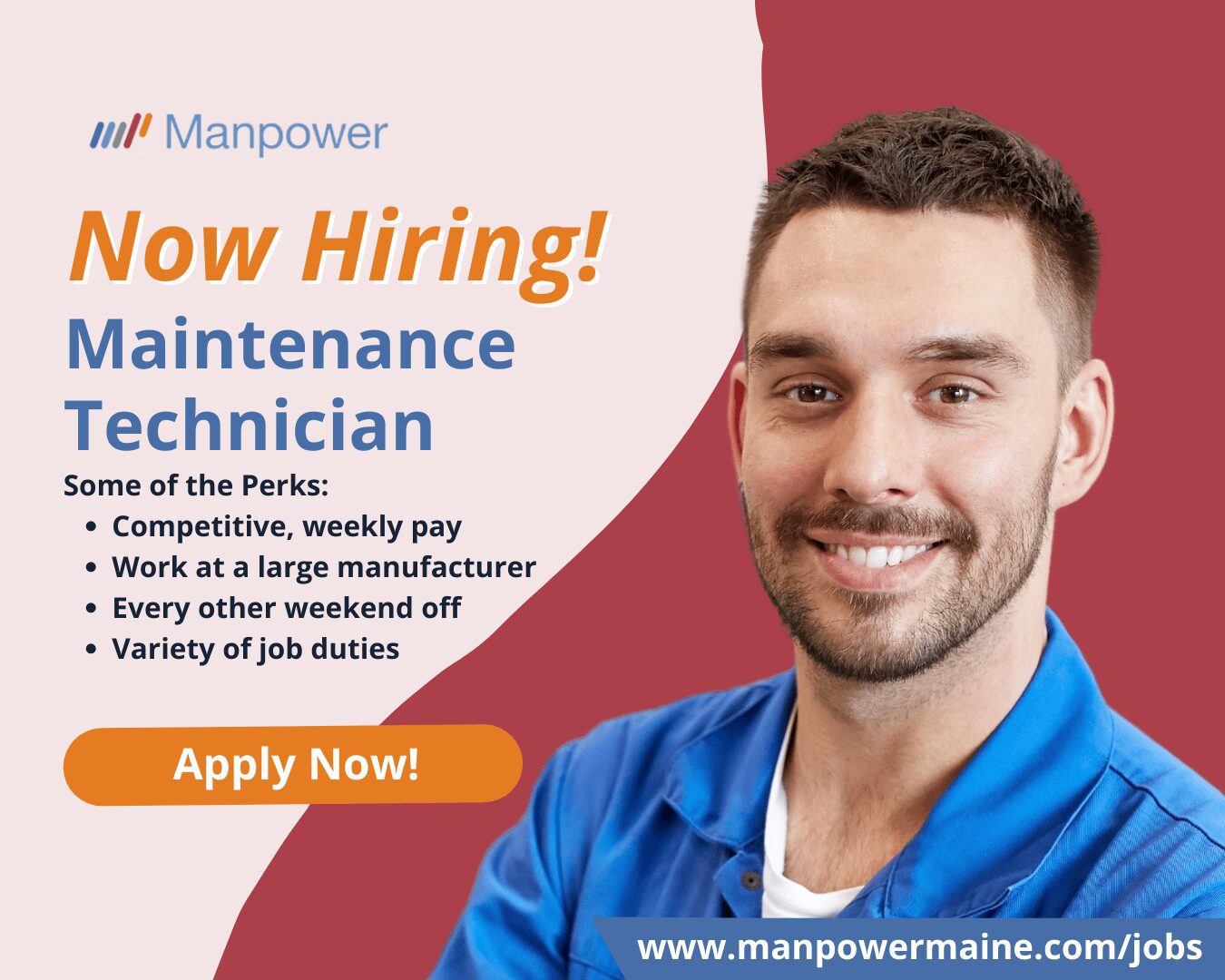 Maintenance Technician in Mars Hill, Maine - Manpower Maine