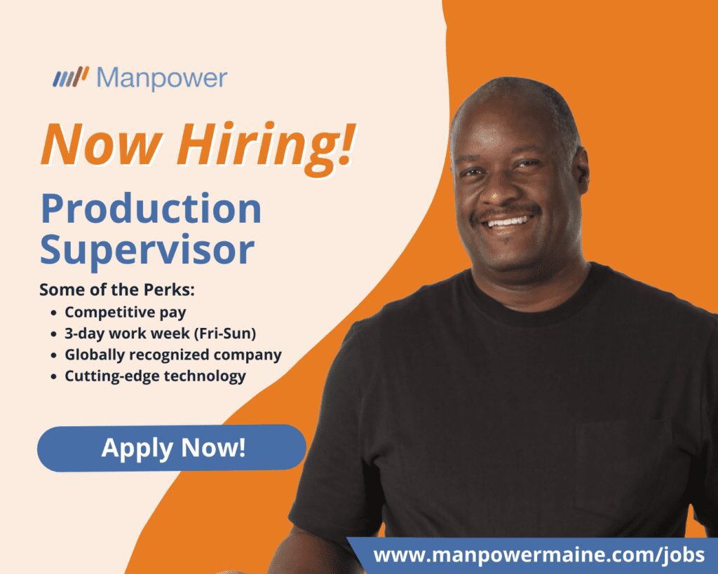 Production Supervisor - Mechanic Falls