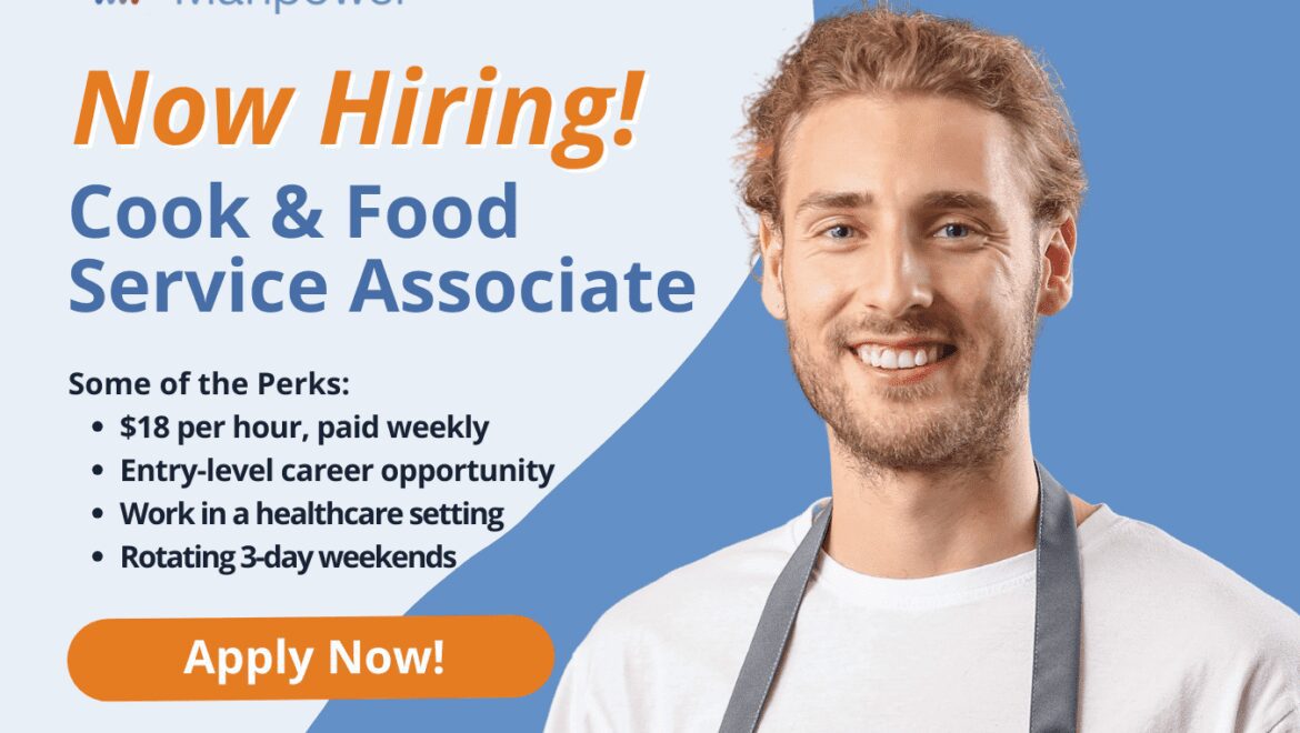 Cook & Food Service Associate - Bangor