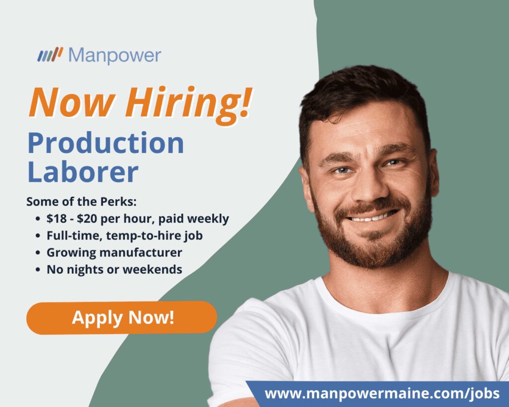 Production Laborer (Old Town, Maine)

Manpower is now hiring a Production Laborer for a client in Old Town, Maine! Are you looking for a full-time opportunity at a growing manufacturing facility? The duties of this job include using production welding to build fixtures, and install panels, assisting with setup and cleanup tasks, and meeting production goals with a team. This is a temp-to-hire position. Interested? Apply today!

Schedule: Monday – Friday, 8:00 AM – 4:30 PM
Pay: $18 - $20 per hour, based on experience

If you’re reliable, have a positive attitude, a willingness to learn, mechanical aptitude, and prior manufacturing experience, this is your chance to become a Production Laborer in Old Town, Maine!

Interested? Apply today or email us at bangor.me@manpower.com. For more information, call or text 'OT PL' to 207.942.6178.

Job ID: 5642013