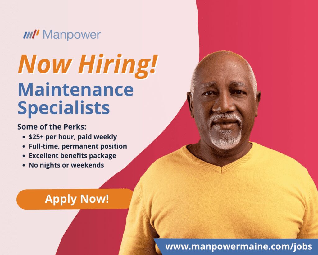 Maintenance Specialist in Portland

Pay Rate: $25/hr+ DOE
Shifts Available: 1st and 2nd Shift
Job Type: Permanent

Calling all Maintenance Specialists! We have a fantastic permanent opportunity to work for a leading manufacturing company in the Portland area. If you’re looking for stability, growth, and the chance to develop your skills in a dynamic environment, this position is for you. Plus, you’ll have the flexibility of choosing between 1st and 2nd shifts!

Perks:

- $25+ per hour
- No weekends or holidays
- Choose from 1st or 2nd shift
- Convenient location close to turnpike & shopping

Key Responsibilities:

- Perform mechanical maintenance, repairs, and installation of mechanical, hydraulic, and pneumatic equipment and facilities systems throughout the plant.
- Use electrical, electronic, and PLC testing and diagnostic equipment to troubleshoot and repair issues.
- Ensure compliance with state, local, and federal codes, as well as OSHA standards related to lockout-tagout and confined spaces.
- Apply knowledge of electrical/electronic circuit design in daily tasks.

Qualifications:

- A.S. in Electrical or Mechanical Trades or equivalent experience
- Strong knowledge of electrical, electronic, and mechanical systems
- Experience with electrical/electronic circuit design and the use of diagnostic equipment
- Familiarity with OSHA standards, lockout-tagout, and confined space protocols.

Interested in learning more about the Maintenance Specialist job? Contact us by using any of the methods below.

Apply Online: see below
Call or Text “PORT MS” 207-774-8258
Email: Portland.me@manpower.com

#PASOME
Job ID: 5652309