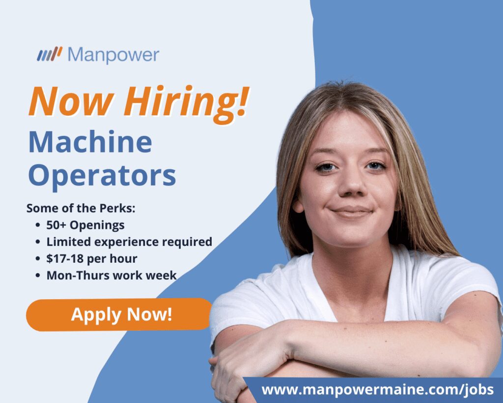 Machine Operators - Pittsfield and Guilford