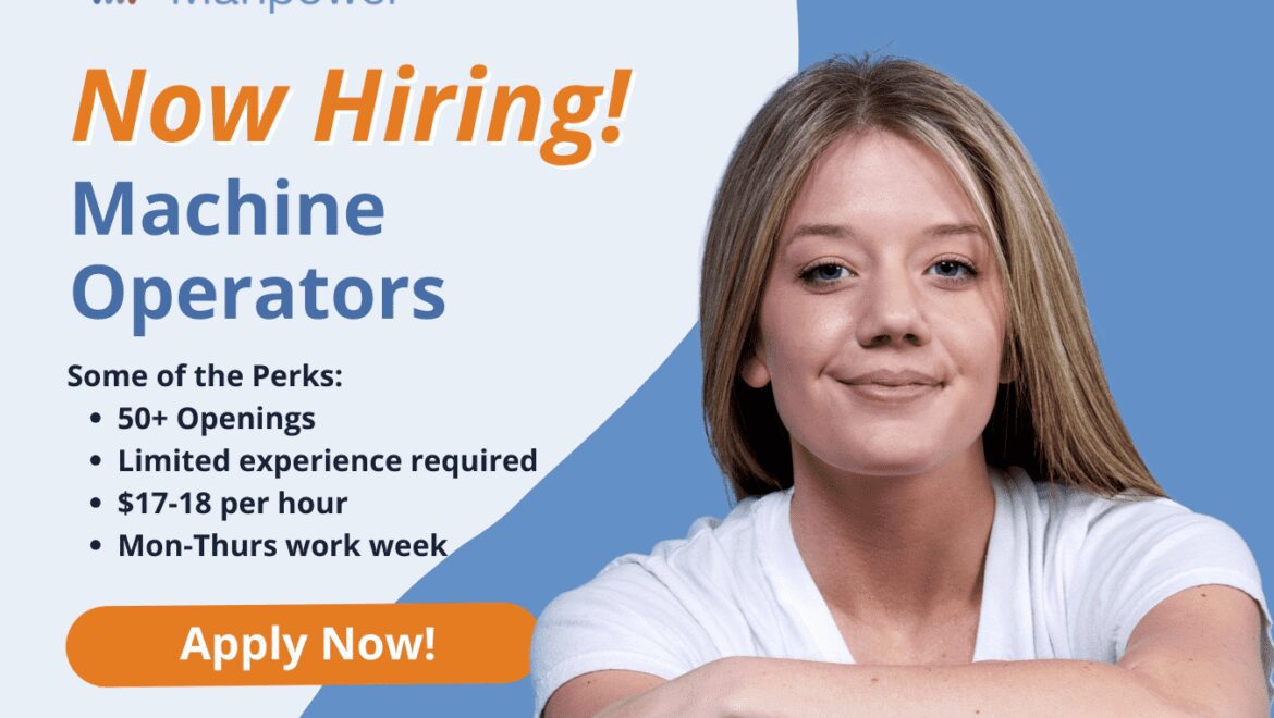 Machine Operators - Pittsfield and Guilford