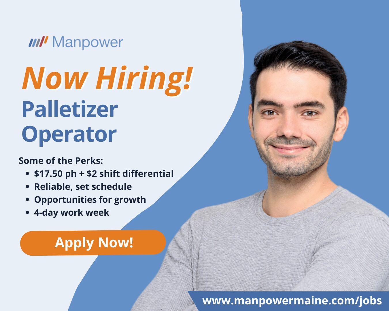 Palletizer Operator in Mars Hill, Maine - Manpower Maine